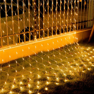 Guirlande lumineuse LED en filet pour extérieur 3 M sur 3 M